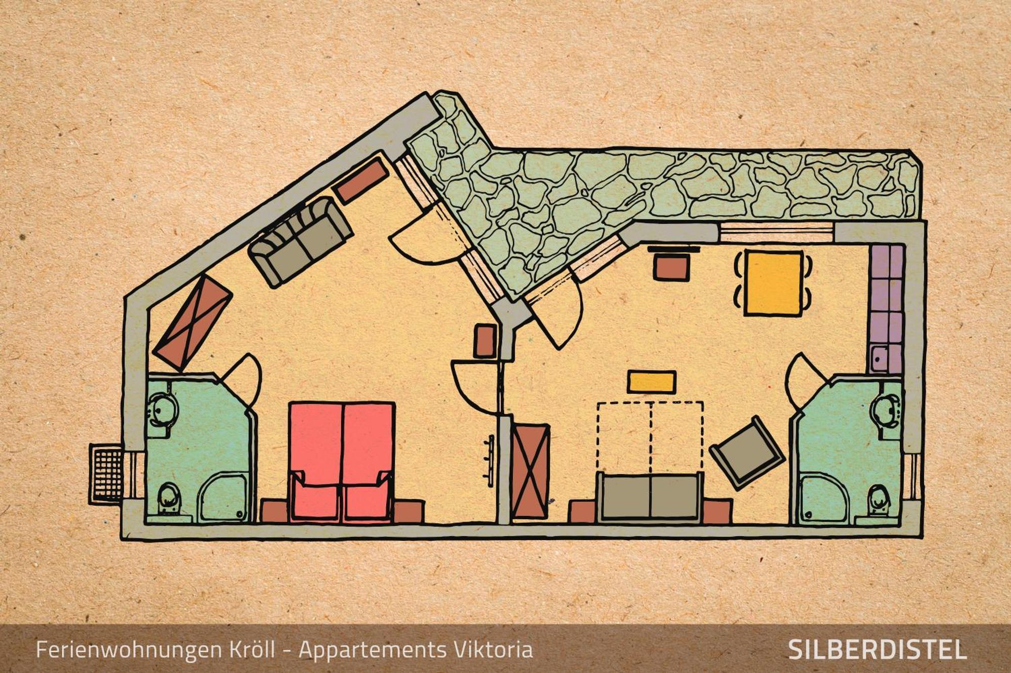 Ferienwohnungen Kroll - Appartements Viktoria Und Landhaus Maria マイヤーホーフェン 部屋 写真